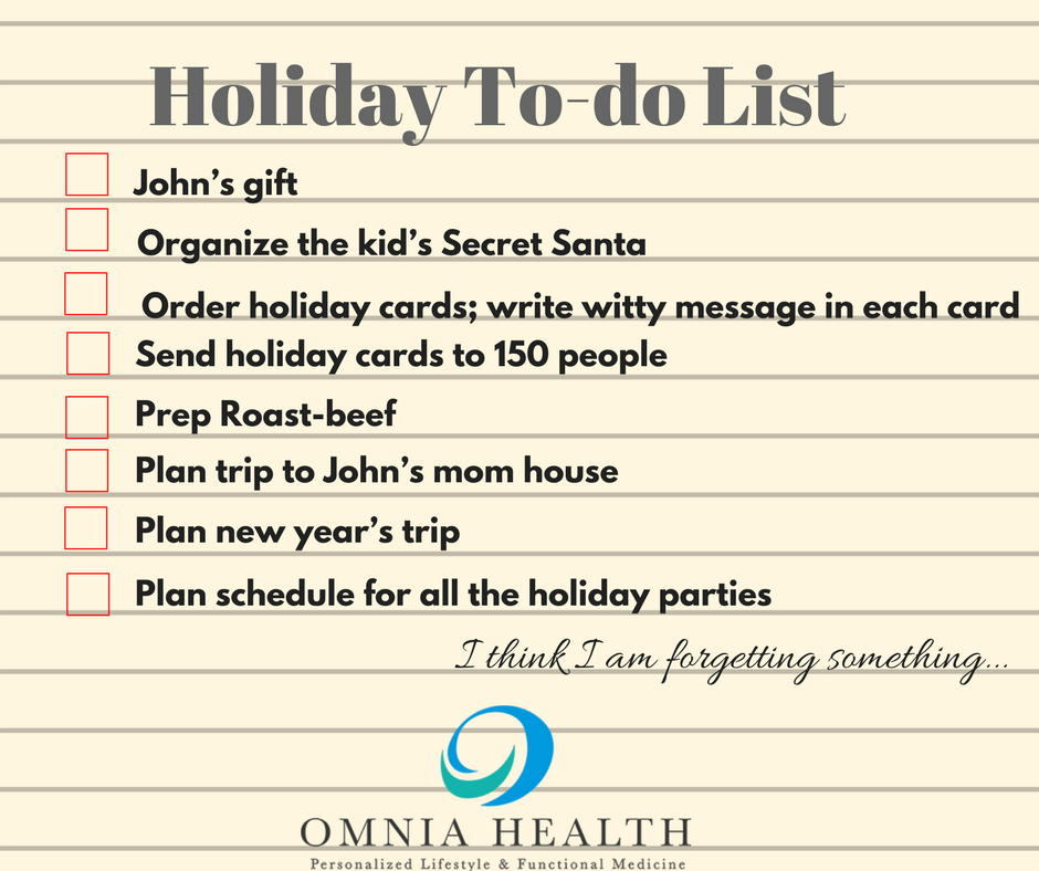 Holiday To-Do List
