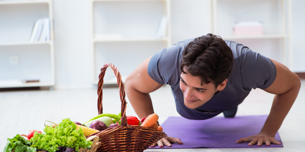 eating right and exercising