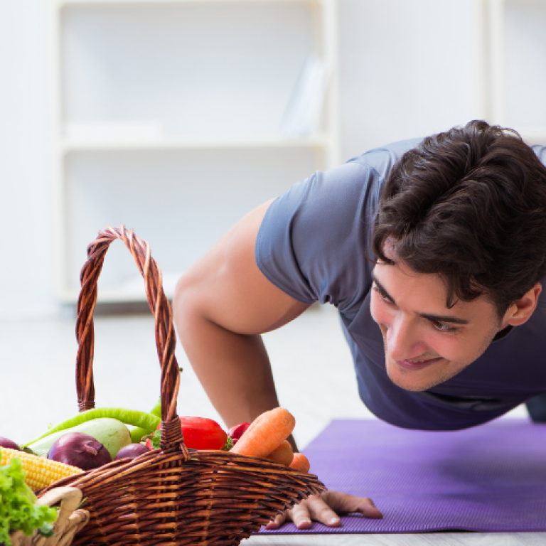 eating right and exercising